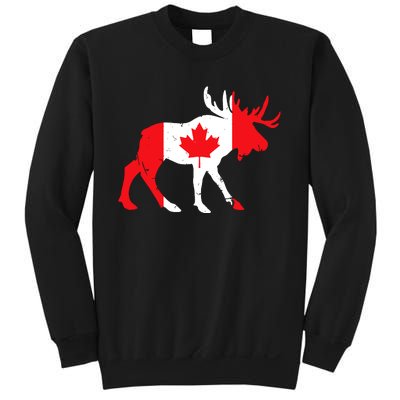 Maple Leaf Animal Canadian Flag Canada Sweatshirt