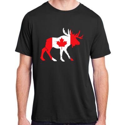 Maple Leaf Animal Canadian Flag Canada Adult ChromaSoft Performance T-Shirt