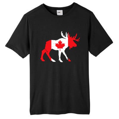 Maple Leaf Animal Canadian Flag Canada Tall Fusion ChromaSoft Performance T-Shirt