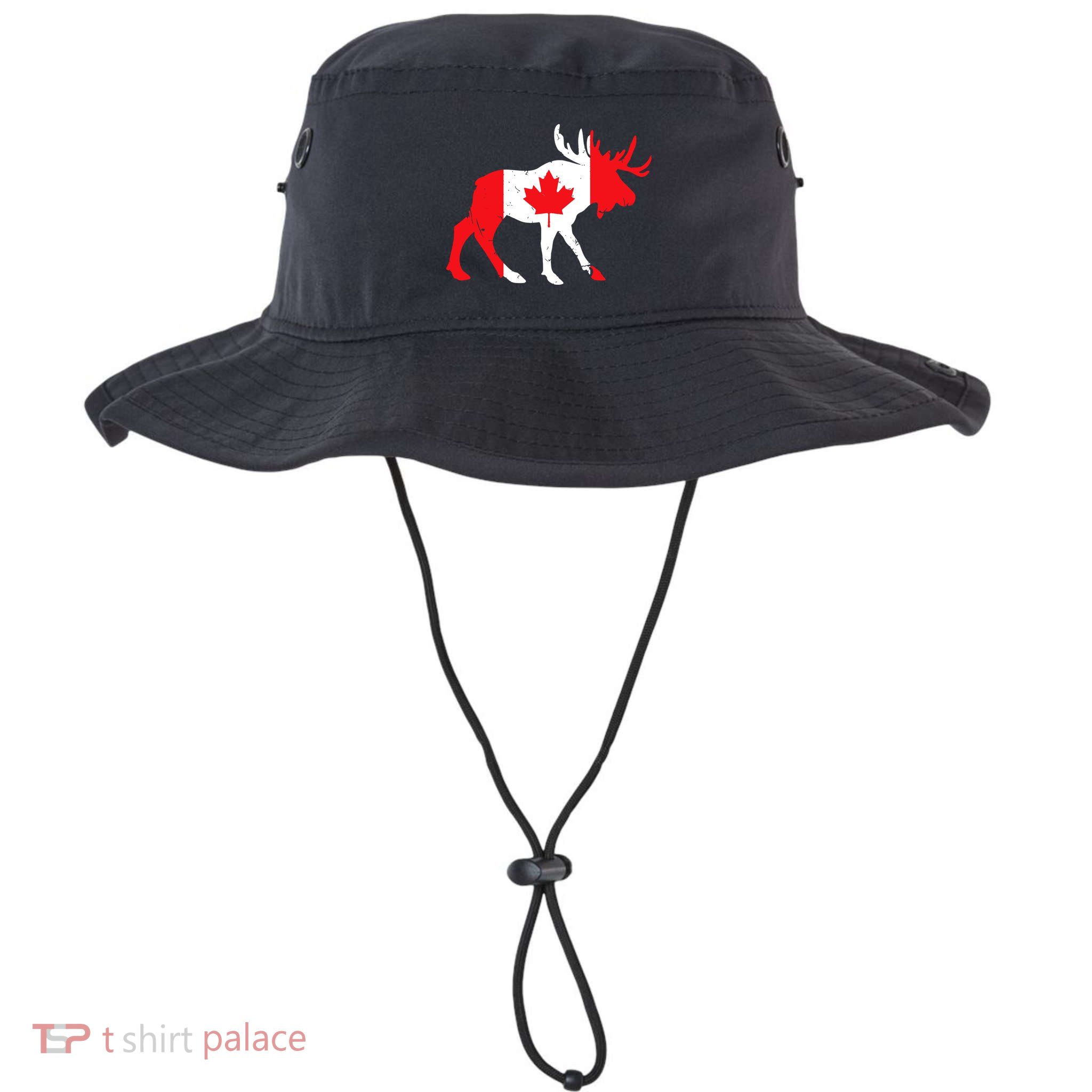 Maple Leaf Animal Canadian Flag Canada Bucket Hat