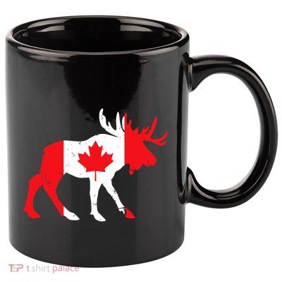 Maple Leaf Animal Canadian Flag Canada 11oz C Handle Ceramic Mug
