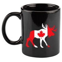 Maple Leaf Animal Canadian Flag Canada 11oz C Handle Ceramic Mug