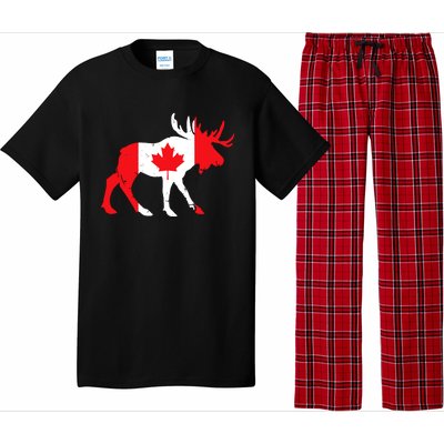 Maple Leaf Animal Canadian Flag Canada Pajama Set