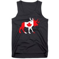 Maple Leaf Animal Canadian Flag Canada Tank Top