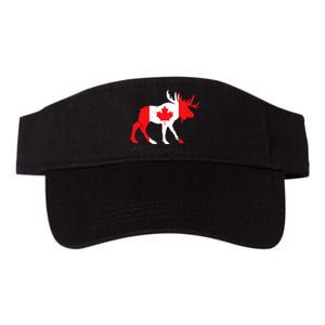 Maple Leaf Animal Canadian Flag Canada Valucap Bio-Washed Visor