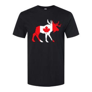 Maple Leaf Animal Canadian Flag Canada Softstyle CVC T-Shirt