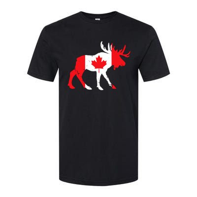 Maple Leaf Animal Canadian Flag Canada Softstyle® CVC T-Shirt