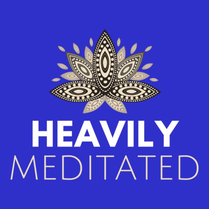 Meditating Lotus Asana Heavily Meditated Yoga Gift Button