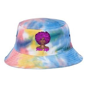 Mom Life African American Black Woman Tie Dye Newport Bucket Hat