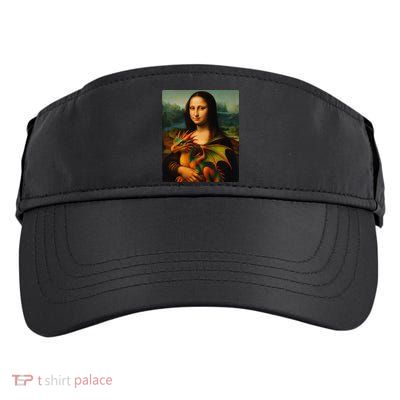 Mona Lisa And Her Pet Dragon Adult Drive Performance Visor
