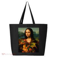 Mona Lisa And Her Pet Dragon 25L Jumbo Tote