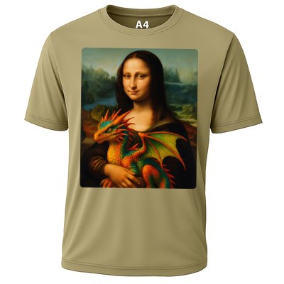 Mona Lisa And Her Pet Dragon Performance Shirt
