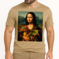 Mona Lisa And Her Pet Dragon Cooling Performance Crew T-Shirt