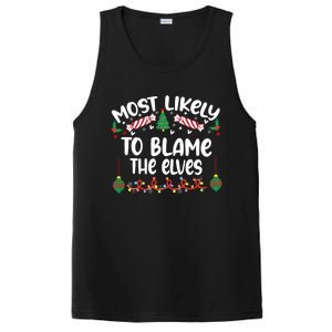 Most Likely And Custom Christmas Matching Group Team Family PosiCharge Competitor Tank