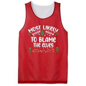 Most Likely And Custom Christmas Matching Group Team Family Mesh Reversible Basketball Jersey Tank