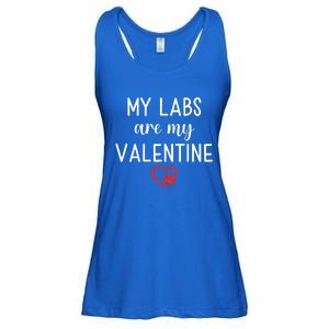 My Labs Are My Valentine Labrador Retriever Gift Ladies Essential Flowy Tank