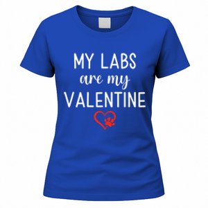 My Labs Are My Valentine Labrador Retriever Gift Women's T-Shirt