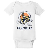 Miranda Lambert Actin Up Baby Bodysuit