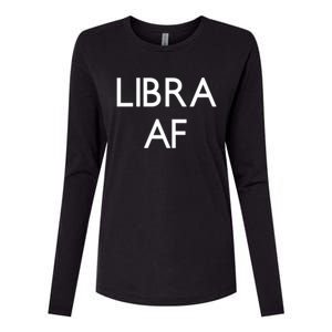 Minimalist Libra Af Gift Astrology Sept October Birthday Gift Womens Cotton Relaxed Long Sleeve T-Shirt