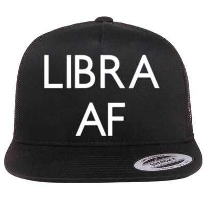Minimalist Libra Af Gift Astrology Sept October Birthday Gift Flatbill Hat