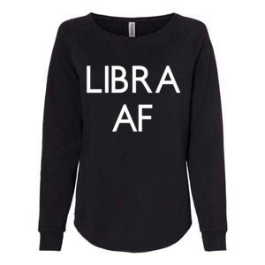 Minimalist Libra Af Gift Astrology Sept October Birthday Gift Womens California Wash Sweatshirt