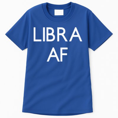 Minimalist Libra Af Gift Astrology Sept October Birthday Gift Tall T-Shirt