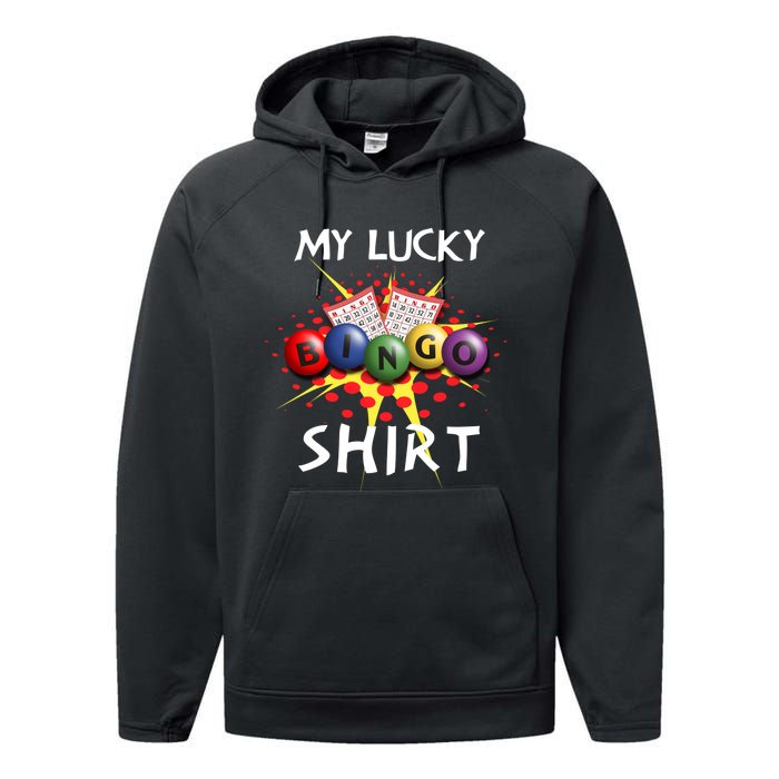 My Lucky Bingo Sweatshirt Cute Lucky Player Performance Fleece Hoodie