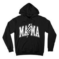 Mama Lightning Bolt Checkered MotherS Day Varsity For Mom Tall Hoodie