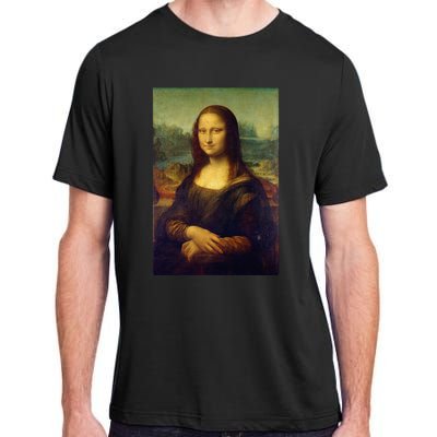 Mona Lisa By Leonardo Da Vinci Adult ChromaSoft Performance T-Shirt