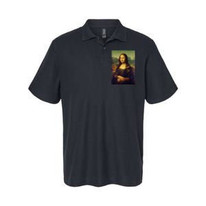 Mona Lisa By Leonardo Da Vinci Softstyle Adult Sport Polo