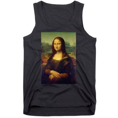 Mona Lisa By Leonardo Da Vinci Tank Top