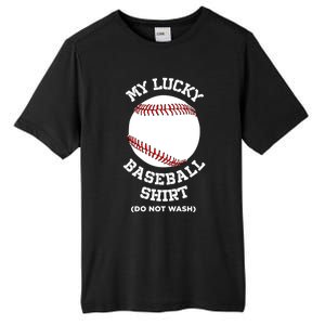 My Lucky Baseball Gift Funny Sport Baseball Lover Gift Tall Fusion ChromaSoft Performance T-Shirt