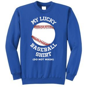 My Lucky Baseball Gift Funny Sport Baseball Lover Gift Sweatshirt