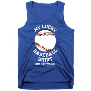 My Lucky Baseball Gift Funny Sport Baseball Lover Gift Tank Top