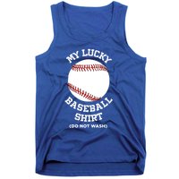 My Lucky Baseball Gift Funny Sport Baseball Lover Gift Tank Top