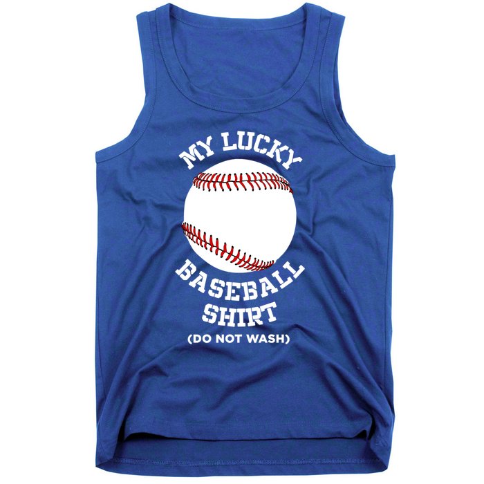 My Lucky Baseball Gift Funny Sport Baseball Lover Gift Tank Top