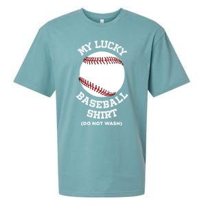 My Lucky Baseball Gift Funny Sport Baseball Lover Gift Sueded Cloud Jersey T-Shirt