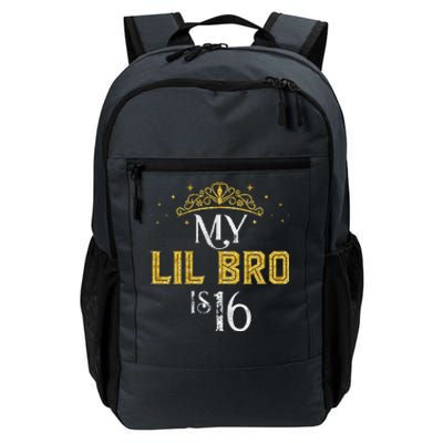 My LIL BRO Is 16 Years Old 2007 16th Birthday Gifts Daily Commute Backpack