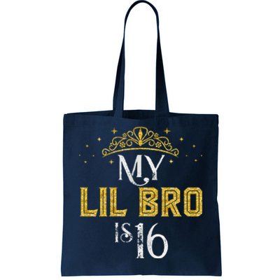 My LIL BRO Is 16 Years Old 2007 16th Birthday Gifts Tote Bag