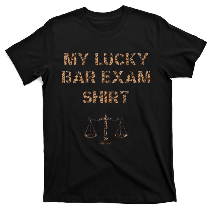 My Lucky Bar Exam 2024 Law School Grad Cool T-Shirt