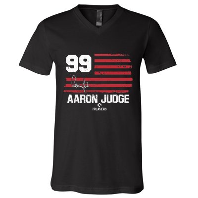 Major League Baseball Aaron Judge Mlbvn010 V-Neck T-Shirt