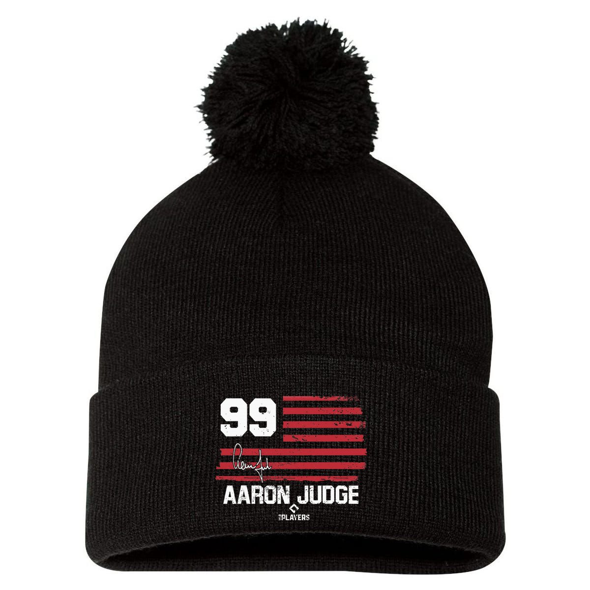Major League Baseball Aaron Judge Mlbvn010 Pom Pom 12in Knit Beanie