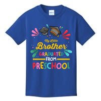 My Little Brother Graduated From Preschool Preschool Gift Kids T-Shirt