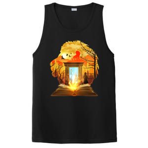 Magical Lion Book Reading Fan PosiCharge Competitor Tank