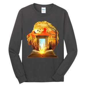 Magical Lion Book Reading Fan Tall Long Sleeve T-Shirt