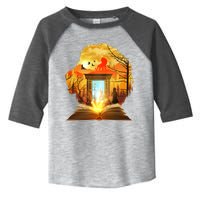 Magical Lion Book Reading Fan Toddler Fine Jersey T-Shirt