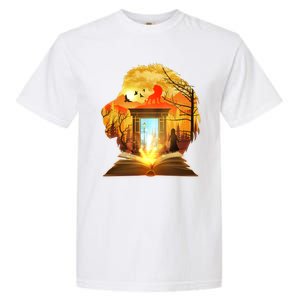 Magical Lion Book Reading Fan Garment-Dyed Heavyweight T-Shirt