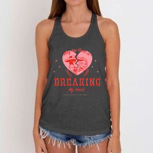 Miranda Lambert Breaking My Heart Postcards From Texas Women's Knotted Racerback Tank