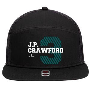 Major League Baseball J. P. Crawford 7 Panel Mesh Trucker Snapback Hat