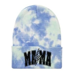 Mama Lightning Bolt Tie Dye 12in Knit Beanie